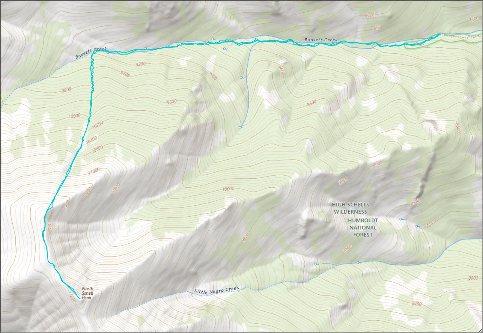 North Schell Peak - April 6 2025